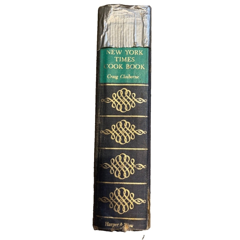The New York Times Cook Book Craig Claiborne Harper & Row Blue HC 1961 Vintage